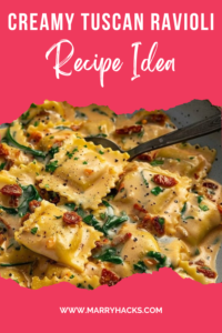  Creamy Tuscan Ravioli: A Rich and Flavorful Delight