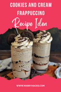 Cookies and Cream Frappuccino Recipe