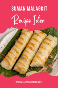 Suman Malagkit Recipe